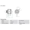 Alternateur 4278 Bosch 4278