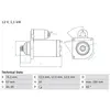 Bosch Démarreur, 12 V, par ex. pour VW, Seat, Audi, Skoda