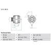 Alternateur 4209 Bosch 4209