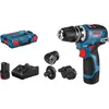 Bosch GSR 12V-35 FC 1750 tr/min Sans clé 590 g Noir, Bleu, Rouge