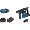 Bosch GBH 18V-26 F 2x 5.5Ah ProCORE18V + GAL 1880 CV (L-BOXX 136) - Noir, Rouge, Bleu