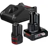 Set 2 Batteries Bosch Professional GBA 2,0Ah + 4,0Ah - 1600A01NC9