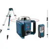 Laser rotatif Bosch GRL 400 H avec trépied et tige de mesure