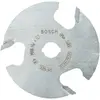 Bosch 1 Fraises Circulaire à Rainurer, à Trois Taillants, Carbure