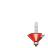 Bosch Fraises à chanfreiner en V 8 mm, D 44 mm,...