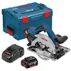 Scie Circulaire Bosch gks 18V-57 g (2 x 5,0Ah GAL1880CV L-Boxx 238)