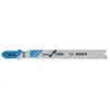 5 lames de scie sauteuse 92mm pour le métal T118A - BOSCH - 2608631013