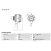 Alternateur 4018 Bosch 4018