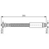 Flexible de frein BOSCH 1 987 476 519 - Réf. 1987476519
