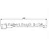 Contact d'avertissement, usure des plaquettes de frein AP169 Bosch AP169