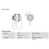 BOSCH Alternateur pour MERCEDES-BENZ: Classe E (Ref: 0 986 041 120)