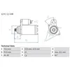 Bosch Démarreur, 12 V, par ex. pour VW, Ford, Audi, Seat, Skoda