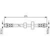 BOSCH Flexible de frein pour VOLKSWAGEN: Transporter (Ref: 1 987 476 698)