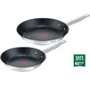 Lot de 2 poêles Tefal Cook Eat B922S204 24/28 cm Inox