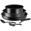 Set 6 pièces Tefal Ingenio Black Stone L3999002 Noir