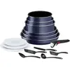 Tefal Ingenio Easy Cook and Clean Batterie de cuisine 15 pièces, Poêle...