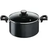 Tefal g2554602 unlimited faitout 24 cm (5 l) + couvercle verre TEFG2554602
