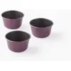 Set de 3 moules à muffins Tefal Creabake J3069404 Violet Byzance