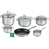 Set Tefal Duetto + 10 Pièces Inox