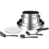 Tefal Série de 2 casseroles + 2 poêle anti-adhésives + 1 manche L897AS04