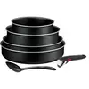 Batterie de cuisine 6 pièces Tefal Ingenio Generous Cook Noir