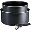 Tefal Ingenio So'Light, Lot 3 pièces, Casseroles, Induction, Léger, An...