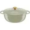 TEFAL Cocotte Ovale 30x23cm TFI Air Soft Light - Vert  