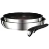 TEFAL L9409202 Ingenio Préférence Set de 2 poêles 24 + 28cm, Poignée a...