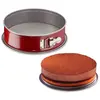 TEFAL Moule a charniere Delibake en acier - Ã  25 cm - Rouge et gris