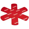 TEFAL Set de 4 protecteurs de poêle K2203004 38x36x1cm rouge