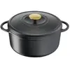 Cocotte fonte Tefal d'acier ronde 21 cm Pierre Gagnaire Heritage Noir