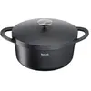 Tefal e21846 trattoria poêle de service fonte d'aluminium noir