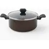 Faitout 24 cm avec couvercle Easy Cook &Cean - Tefal - Noir - Aluminium