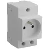 Debflex - prise de courant modulaire 2P+T 10/16A gris - 707891