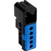 Debflex Bornier neutre bleu 5 trous DEBFLEX