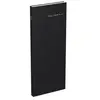 Agenda Long 1j Euros Et Cents Noir