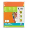 ELBA Lot de 3 Intercalaires Cartonné 250g A4 12 touches multicolores
