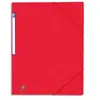 Oxford Elba chemise simple à élastiques pour a4 carte 5 100 rouge 100200267