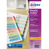 Intercalaires Avery personalisables ready index A4 - jeu de 12