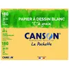 CANSON Papier à dessin 'C' à grain, 320 x 240 mm, 180 g/m2 ()
