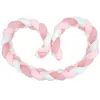 Tresse de décoration BABYCALIN - Coussin - Velours - 200 cm - Rose - B...