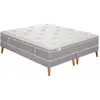 Simmons Ensemble 180x200 Matelas ressorts ensachés ferme H27 + 2 sommiers