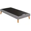 Simmons Sommier DECOR 90x190 à lattes + 4 pieds bois 90 x 190 cm