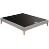 Simmons Sommier DECOR 140x200 à lattes + 4 pieds bois 140 x 200 cm
