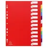 Exacompta Set De 12 Intercalaires Pp Opaque Semi Rigide A4 Maxi