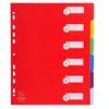 Exacompta Set De 6 Intercalaires Pp Opaque Semi Rigide A4 Maxi