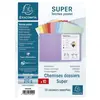 EXACOMPTA Chemises super assortis x 10