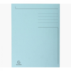 Exacompta - Chemises à 3 rabats A4 - 100 % recyclées - Bleu pastel