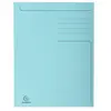 EXACOMPTA Chemise imprimée Foldyne 300, A4, bleu pastel ()