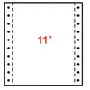 EXACOMPTA Carton de 1000 Listing 240X11" 2 PLIS BCD Autocopiant